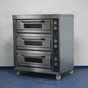 Prix usine équipement de cuisson commercial 1 2 3 couche <span class=keywords><strong>four</strong></span> à pizza pain gâteau cuisson boulangerie électrique gaz pont <span class=keywords><strong>four</strong></span> - Product Image 4