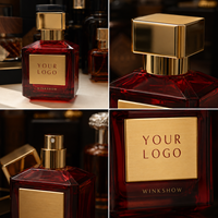 Parfum Arabe pour Femme Oud Ambre Rose Rouge Or 100ml OEM Marque Privée Parfum Longue Durée Homme Épices Cologne