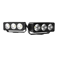 Lampu Bantu Otomotif Besar Baru 12V Daya 3-chip Tipe Tersembunyi Lampu Sorot Grille CNC Ultra-tipis 150W 7000 IP67