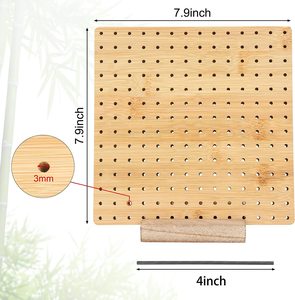 Tabla de Bloqueo de Ganchillo de Madera de Bambú, Herramientas de Tejer Lana, <span class=keywords><strong>Kit</strong></span> de Ganchillo, Regalos para Madres y Abuelas - Product Image 3
