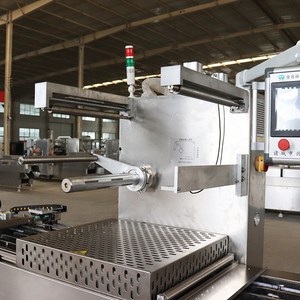 Machine d'emballage sous vide thermoformage automatique rectangle/carré fromage à pâte molle beurre gâteau de maïs sandwich - Product Image 3