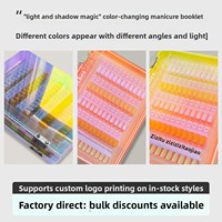 Livre d'affichage magnétique pour nail art, nuancier coloré, tableau de couleurs pour ongles, outil de maquette, modèle A-037, direct usine