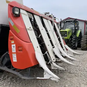 Half-feed combine harvester Kubota Pro888GM with long threshing drum large capacity grain bin