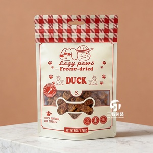 Bolsa de Embalaje para Alimentos para Mascotas con Ventana Impresa Personalizada, Bolsa de Embalaje para Alimentos para Perros con Cierre Hermético y Lámina de Aluminio para Mantener la Frescura - Product Image 2