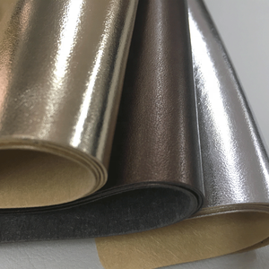 闪光金属发光 nappa <span class=keywords><strong>PU</strong></span> 合成皮革面料用于鞋衬 - Product Image 2