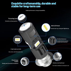 H4 LED 듀얼 컬러 오토바이 헤드라이트 전구 P15D BA20D 오토바이 헤드램프 프로젝터 렌즈 하이 로우 빔 야마하 가와사키 스즈키용 - Product Image 3