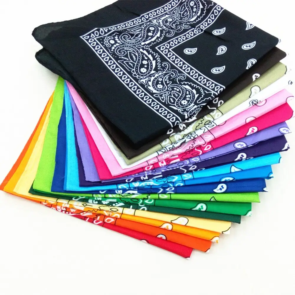 Faixa de cabelo hip hop bandana, acessórios de cabelo de alta qualidade, para homem e mulher, ao ar livre, bandana 23 estilos