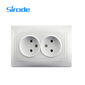 Si9206 duvar prizleri serisi avrupa standardı Modern 16A 250 1 Gang 2 Pin mevcut beyaz/gri/altın/siyah ev için yapılan PC V - Product Image 5