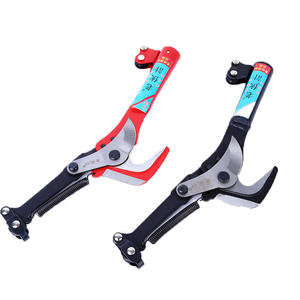 Tijeras de Podar Laohuoji de 340 mm con Hoja de Acero Aleado y Mango de TPR Rojo, Herramienta de Podar para Alturas - Product Image 3