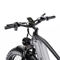 Bicicleta Eléctrica Urbana para Adultos F26 Lite de 26 Pulgadas con Neumáticos Gruesos Todoterreno, 7 Velocidades, Cuadro de Aleación de Aluminio, 50KM/H, 65NM, Batería de Litio en el Buje Trasero