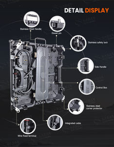 屋外防水IP65フルカラーP2.9 P2.6 P3.9 HD LEDスクリーン ダイカスト製 フリーモーション高解像度 レンタルLEDディスプレイ - Product Image 3