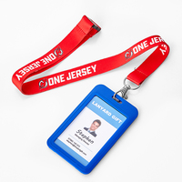Porte-badge rétractable en plastique avec pochette souple colorée