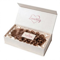 Boîte d'emballage en papier avec logo personnalisé, boîte cadeau en carton rigide avec fermeture magnétique de luxe pour cosmétiques, bijoux, emballage haut de gamme