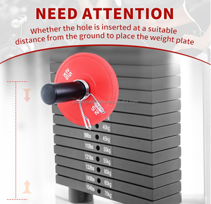 Pasador de Peso con Resorte y Collarín, Extensor de Peso, Accesorios Comerciales para Torre de Cable y Máquina de Entrenamiento Funcional - Product Image 2