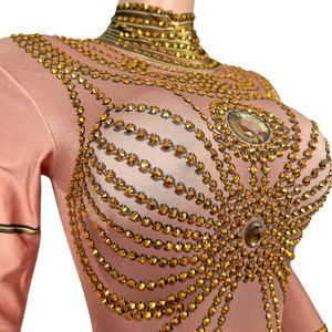 <span class=keywords><strong>Disfraz</strong></span> <span class=keywords><strong>de</strong></span> Faraón Egipcio para Mujer, Mono Sexy con Diamantes <span class=keywords><strong>de</strong></span> Imitación <span class=keywords><strong>de</strong></span> Drag Queen, Leotardo <span class=keywords><strong>de</strong></span> <span class=keywords><strong>Bailarina</strong></span> para Fiesta y Club - Product Image 5