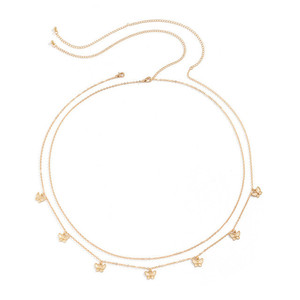 Chaîne de ventre papillon en strass avec chaîne en cristal, bijoux pour femmes, chaîne de ventre en strass N2101111 - Product Image 6