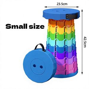 Tabouret télescopique rond en plastique pour caravane et <span class=keywords><strong>camping</strong></span>-<span class=keywords><strong>car</strong></span>, portable, léger, facile à transporter, compagnon de voyage pour <span class=keywords><strong>camping</strong></span>-<span class=keywords><strong>car</strong></span> et <span class=keywords><strong>camping</strong></span> - Product Image 2