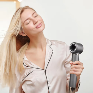 Nuevo producto, juego de secador de pelo multifuncional sin hojas para el hogar, plancha y rizador de cinco piezas de iones negativos - Product Image 3