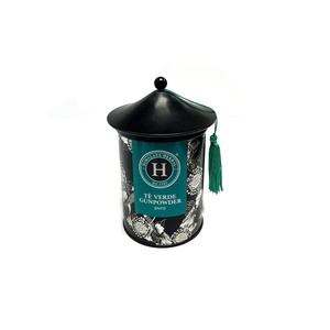 Tapa de Lata Negra Personalizada, Envase Metálico para Café, Té, Pastel, Sándwich, Empaquetado Personalizado con Logotipo, Venta al Por Mayor Directo de Fábrica - Product Image 1