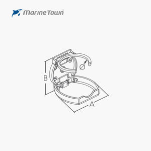 Nuevo soporte de bebida de acero inoxidable plegable ajustable Marine Town Universal para RV y camión - Product Image 3