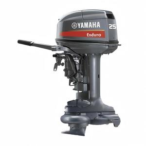 Moteur marin neuf 25 CV 2 temps 4 temps à arbre court ou long avec poignée de direction pour bateau pneumatique fluvial - Product Image 3