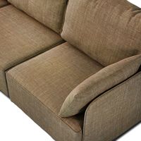 Sofá modular de 1 plaza con reposabrazos Cubiq