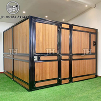 Kits de boxes pour chevaux JH Luxury entièrement en bambou, panneaux de box pour chevaux, boxes équestres