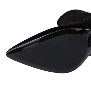 3126-1 Mùa Đông Thời Trang Hợp Đồng Pha Lê Rõ Ràng Gót Siêu Cao Gót Da Lộn Sexy Hộp Đêm Khởi Động Ngắn Khởi Động Của Phụ Nữ - Product Image 6