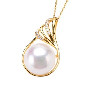 S925 Silver Pendant DIY Empty Support Fashionable <b>Concealer</b> Necklace with 11-12mm Bead 30283 Accessory - Product Image 3