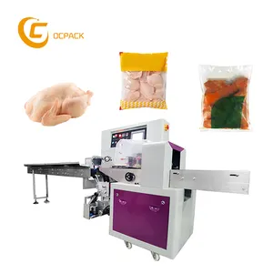 Automatic Frozen Food Whole Chicken Loose Chicken Horizontal Flowpack Machine