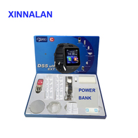 Reloj Deportivo D55 Ultra Max de Última Generación, Batería Externa, Auriculares Inalámbricos, Set de Regalo 7 en 1, Reloj Inteligente, Teléfono Celular