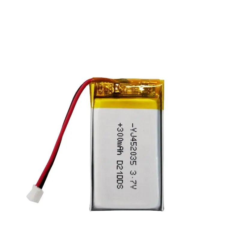 KC certificat CE YJ452035 300mAh 3.7v batterie Lithium polymère 290mAh 300mAh batterie lithium polymère batterie rechargeable