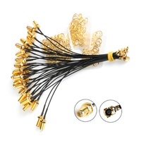 Câble coaxial haute performance RF1.13 avec connecteur SMA mâle/femelle vers Mhf4 U.FL pour antenne 4G 5G Wifi GPS Drone Lora