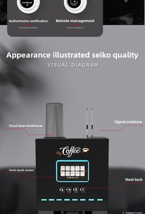 Máquina Expendedora de Café Comercial de Escritorio Totalmente Automática, Pequeña, para Bebidas, con Código QR, Autoservicio, Función SDK - Product Image 2
