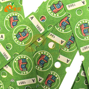 Arcade Redemption máy tùy chỉnh Xổ Số vé Xổ Số vé giá rẻ gỗ miễn phí giấy giải trí trò chơi vé - Product Image 5