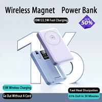 Chargeur sans fil portable de haute qualité personnalisé 10000mAh, batterie externe à charge rapide, puissance magnétique forte, pour téléphone mobile intelligent