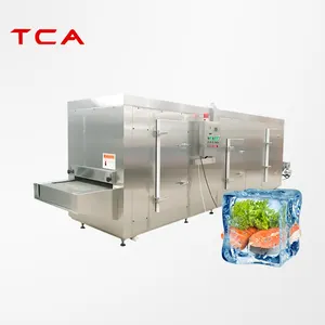 XINDAXIN Professional Tunnels Chicken Feet Shrimp IQF Quick Freezer Vegetable Freezing Machine