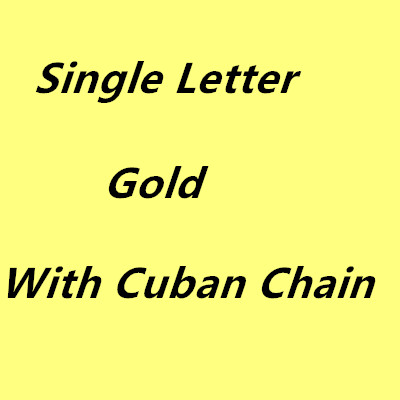 Oro - Letra Individual