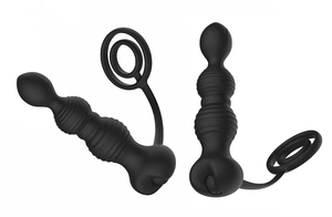 Kablosuz uzaktan kumanda Anal mastürbasyon popo fiş ile 10 frekans titreşim prostat masaj aleti erkekler kadınlar için yeni seks ürünü - Product Image 3