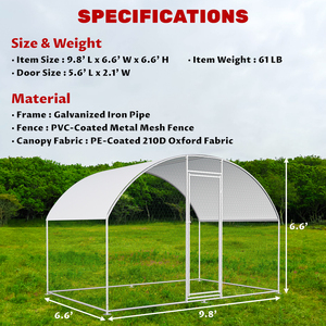 Nuevo Diseño de <span class=keywords><strong>Gallinero</strong></span> de Acero Anti-UV de Una Habitación <span class=keywords><strong>Jaula</strong></span> para Entrar para Uso Doméstico y Venta al por Menor Jaulas de Malla para Animales y Avicultura - Product Image 2