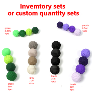 Giocattoli Antistress Personalizzati per Bambini, 4 Palline in Silicone Magnetiche per Mani Ansiose, Giochi da Scrivania per Ufficio - Product Image 3