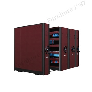 רב-שכבות קובץ פלדה אחסון תעשייתי מדף ארכיון נייד ארונות מדף קומפקטי מדפים מודרני דפיקה-למטה - Product Image 1