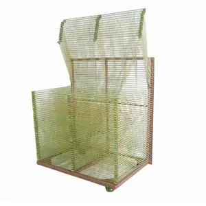 Rejilla de secado de seda inoxidable con revestimiento de polvo galvanizado, alta calidad, Industrial, con 4 ruedas - Product Image 3
