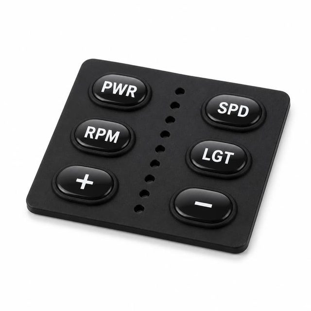 Customizable Waterproof Silicone Rubber Computer Keyboard Soft-Touch Keys & Foldable Membrane Switch Keypad OEM Product