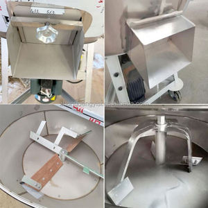 Mélangeur automatique industriel de poudre de particules, mélangeur de pré-mélange pour céréales agricoles, légumes, aliments pour animaux, mélangeur à bouche plate en acier inoxydable - Product Image 2