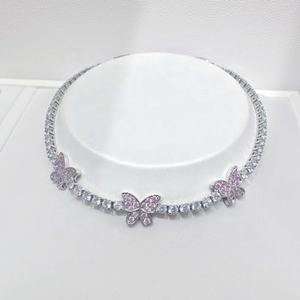 ราคาส่ง สร้อยข้อมือเงินแท้ S925 ประดับเพชรซิคอนรูปผีเสื้อ สไตล์ตะวันตก สวยงาม เรียบหรู สำหรับผู้หญิง แบบสองชั้น แฟชั่น สร้อยข้อมือมิตรภาพ - Product Image 3