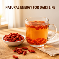 Goji Berry Kering Kelas A Utuh Merah Manis untuk Teh Herbal, Kue, dan Makanan Sehat
