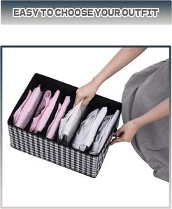 Cajas de Almacenamiento Plegables y Apilables para Armario, Organizador de Cajones, Cesta de Almacenamiento de Tela Personalizada para Escritorio - Product Image 4