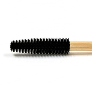 Brosse à mascara pour cils en silicone souple avec manche en bambou, outil de séparation des cils jetable et écologique, applicateur de cils en silicone - Product Image 2