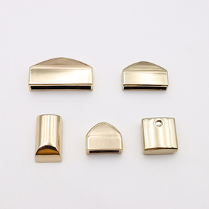 Cord End Gold <strong>Metal</strong> <strong>Corners</strong> for Handbags Hardware Fittings - Product Image 2